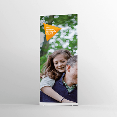 Picture of The Parenting Teenagers Course Pull-up banner V3