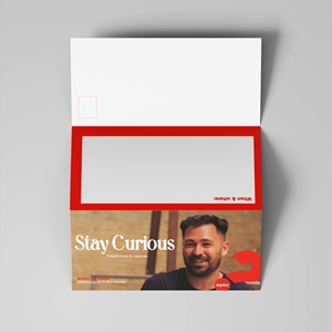 Picture of Stay Curious Alpha Invite DL/A4 v1 (Blank)