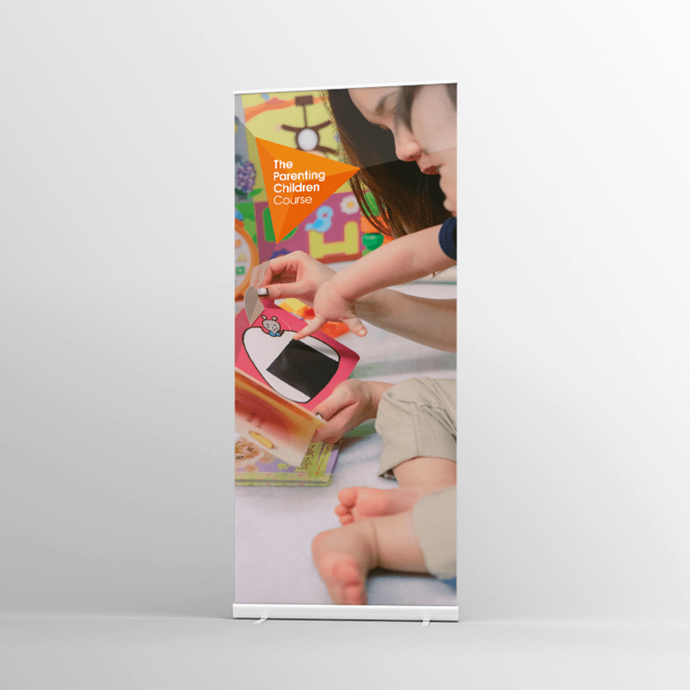 Picture of The Parenting Children Course Pull-up banner V2