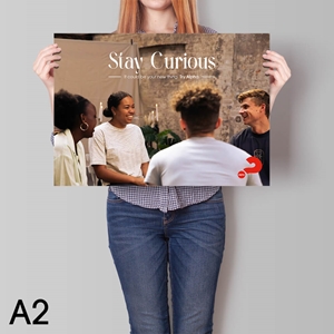 Picture of Stay Curious Alpha Poster v1 (Landscape)