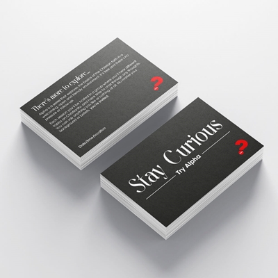 Picture of Stay Curious Alpha Wallet Card v4