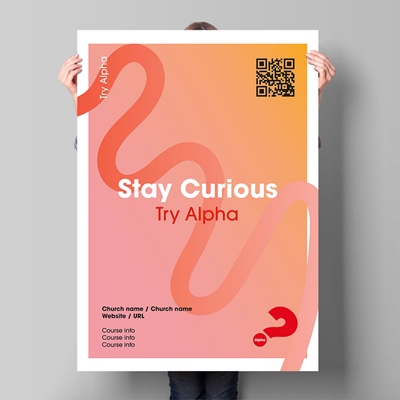 Picture of Stay Curious Poster v2