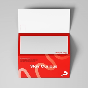 Picture of Stay Curious Tri-Fold Invitation v1 (Blank)