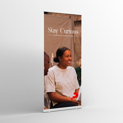 Picture of Stay Curious Alpha Pull-up Banner v1