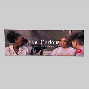 Picture of Stay Curious Alpha Banner (8ft)