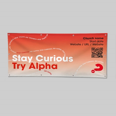 Picture of Stay Curious Banner v2 (6ft)