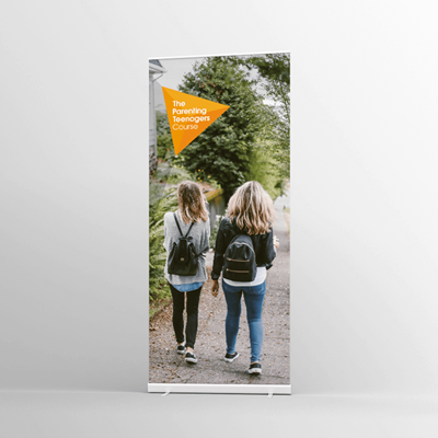Picture of The Parenting Teenagers Course Pull-up banner V1