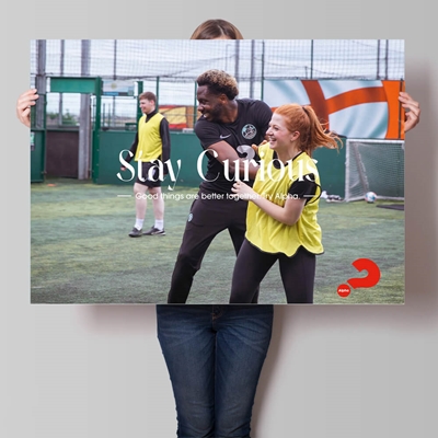 Picture of Stay Curious Alpha Poster v5 (Landscape)