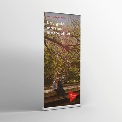 Picture of The Marriage Course Pull-up Banner V4