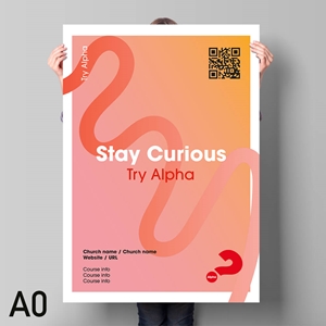 Picture of Stay Curious Poster v2
