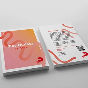 Picture of Stay Curious Invitation Card v2