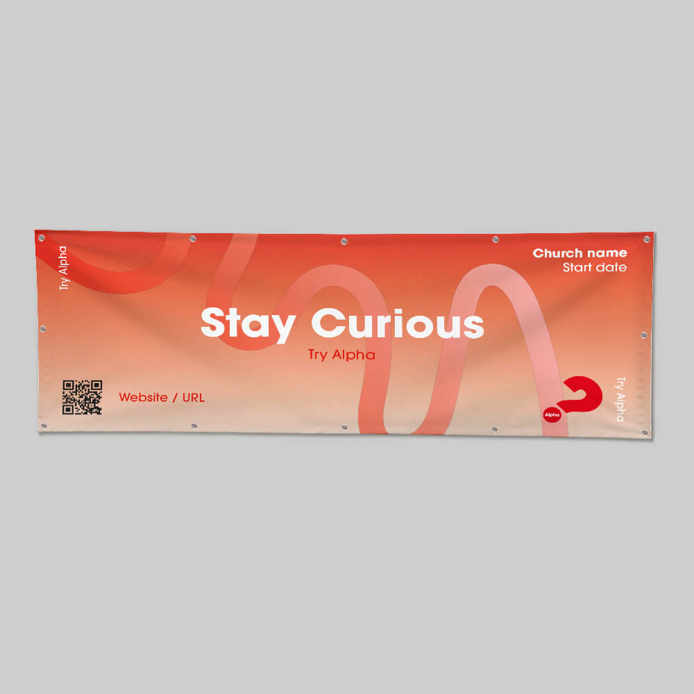 Picture of Stay Curious Banner v1 (8ft)