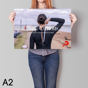 Picture of Stay Curious Alpha Poster v7 (Landscape)