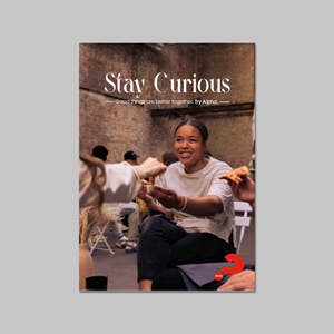Picture of Stay Curious Alpha Invite Postcard v3
