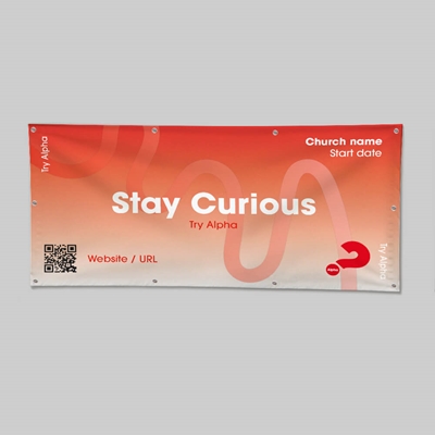 Picture of Stay Curious Banner v1 (6ft)