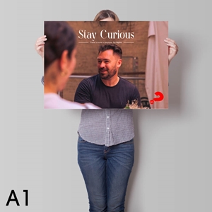 Picture of Stay Curious Alpha Poster v2 (Landscape)